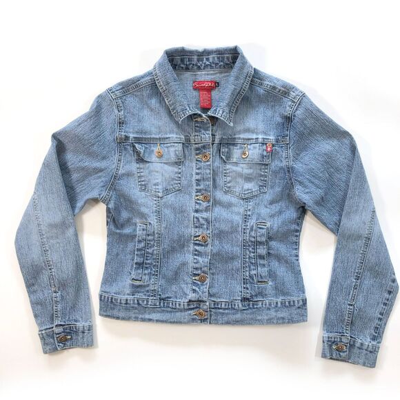 Southpole Girls Denim Trucker Stretch Jacket XL